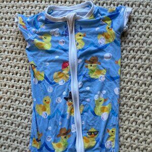 Little Sleepies Shortie Zippie 12-18 mo